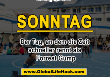 SONNTAG Der Tag, an dem die Zeit schneller rennt als Forrest gump