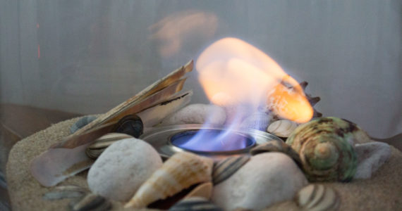 Bioethanol Kamin selber bauen - Tischfeuer